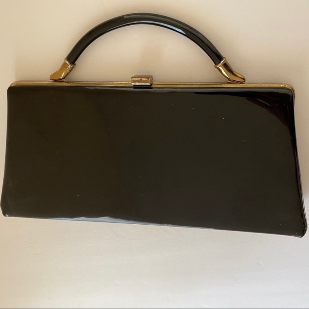 Dover Patent Leather Vintage Purse - Picture 9 of 15